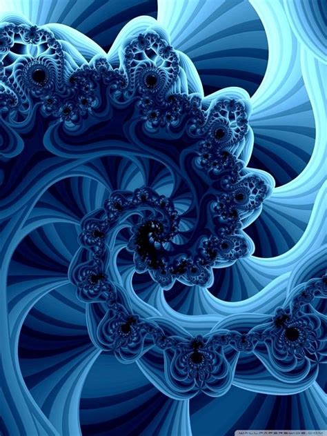 Blue Fractal Wallpapers Top Free Blue Fractal Backgrounds