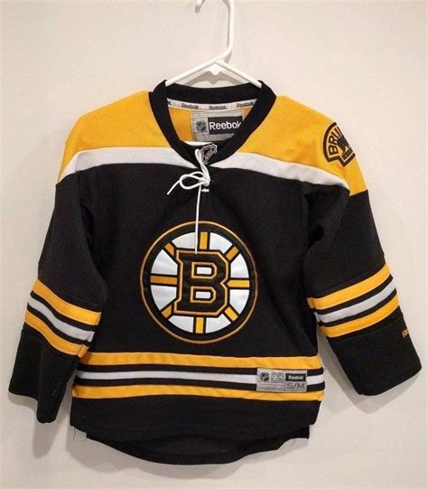 Boston Bruins Reebok Ccm Yellow Black Nhl Hockey Jersey M Vintage Clean