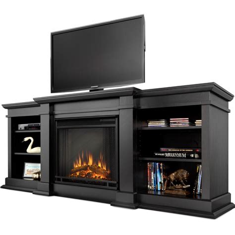 Real Flame Fresno 71 Inch Electric Fireplace Entertainment Center