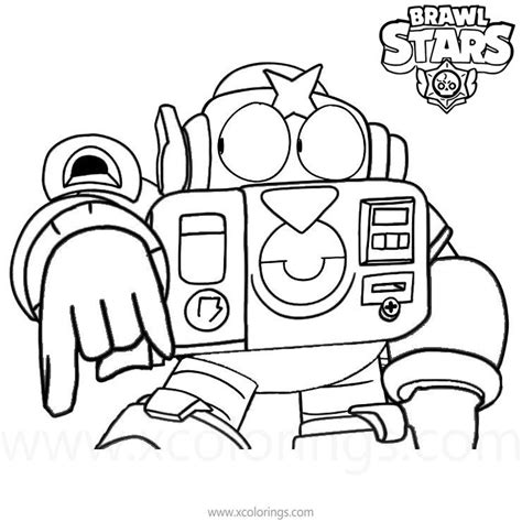 Surge Brawl Stars Coloring Pages Suge Without Glasses Xcolorings