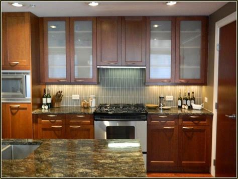 Many of the popular woods used for kitchen cabinet doors are widely available and affordable. Kitchen Cabinets Glass Doors Lowes Kitchen Cabinets Glass ...