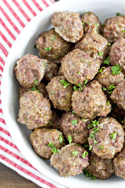 They're gently simmered, so the meatballs stay tender while the sauce becomes luscious and rich. Easy Meatball Recipe | Lil' Luna