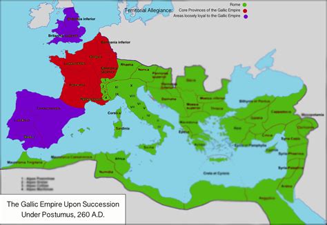 Filemap Of The Gallic Empire 260 Ad Wikipedia