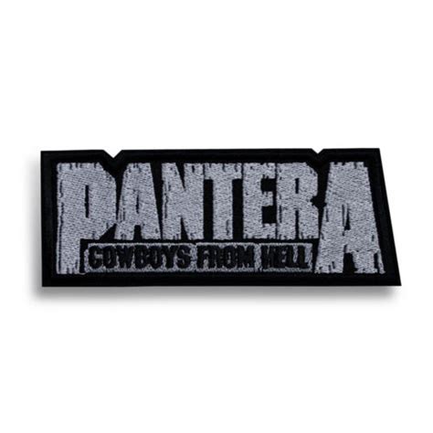 Pantera Cowboys From Hell Patch Cfh American Groove Thrash Metal Band