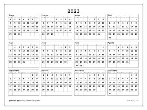 Calendario 2023 Para Imprimir 34ds Michel Zbinden Ar Reverasite