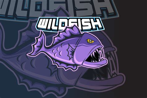 Wild Fish Mascot Sport Logo Design 3194808 Vector Art At Vecteezy