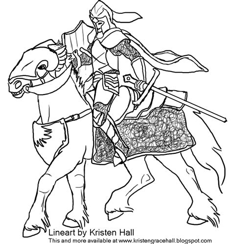 Knight coloring pages to download and print for free