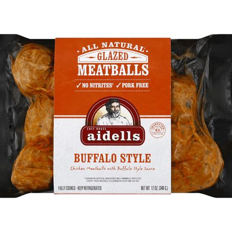 Meatballs aren't just for spaghetti! Aidells Meatballs, Buffalo Style, Glazed | Shop | BevMo
