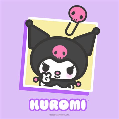 An Animal With A Skull On Its Head And The Word Kuromi