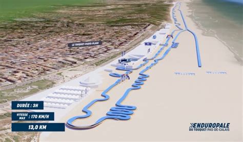 Le Tracé De Lenduropale Du Touquet 2023 Pilote De Sable