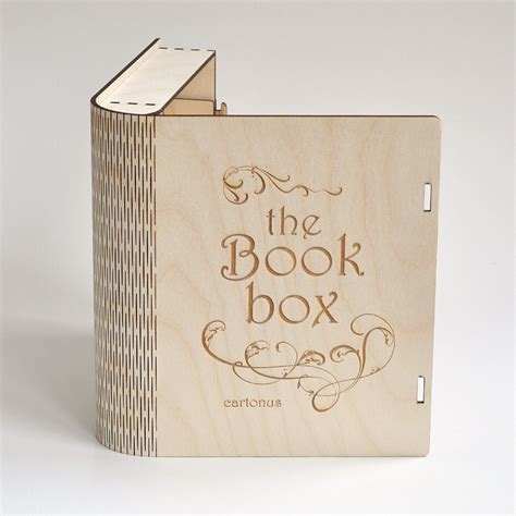 Wooden Book Box With Sliding Bolt Latch 3 Lock Types Etsy