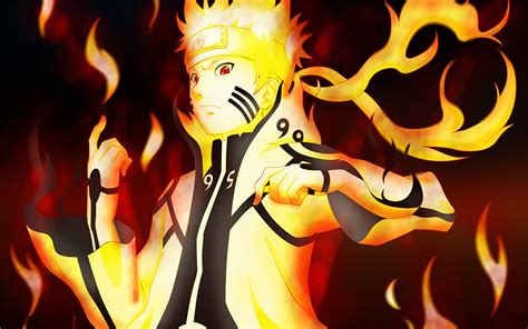 Naruto With Rsm Kurama Bijuu Chakra 8 Gates Mode