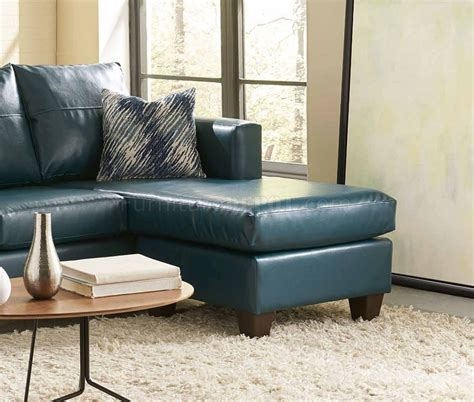 Shop furniture from the rooms to go modern collection. 3007 Sectional Sofa in Teal Bicast
