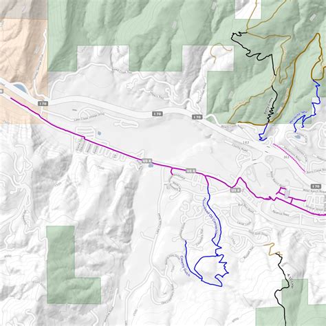 Vail Valley And Eagle Trails Map By Orbital View Inc Avenza Maps