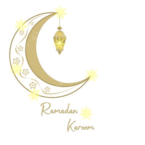 Ramadan Kareem Lantern Hd Transparent Ramadan Kareem Moon Stars And