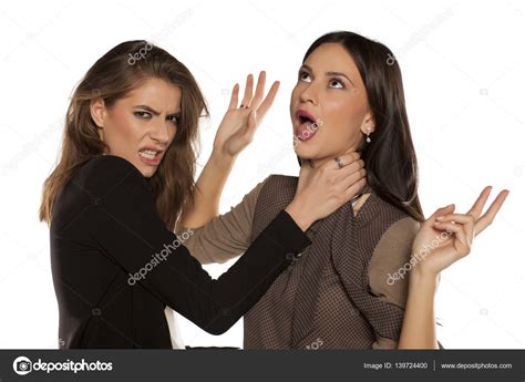 Deux Femmes Se Battent Image Libre De Droit Par Vgeorgiev