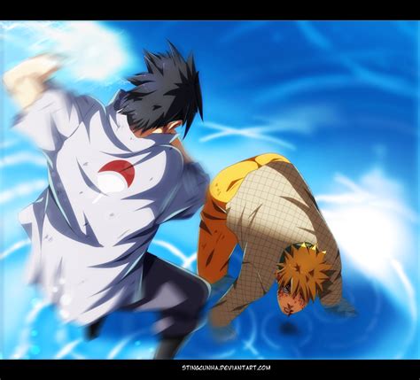 The Anime Reign Naruto Vs Sasuke Color Pages