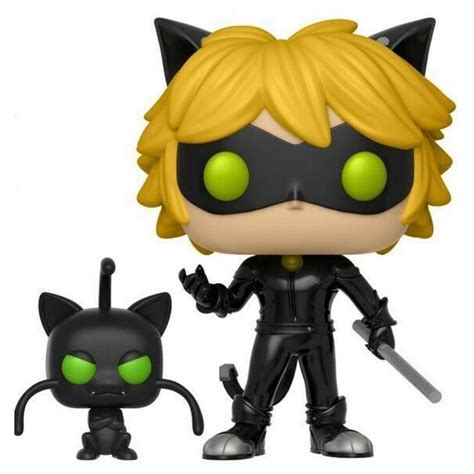 funko pop cat noir with plagg miraculous 360