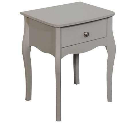 Corona 2 drawer petite white bedside cabinet. Buy Argos Home Amelie 1 Drawer Bedside Table - Grey ...