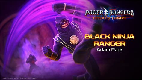 Power Rangers Black Ninja Ranger Adam Park