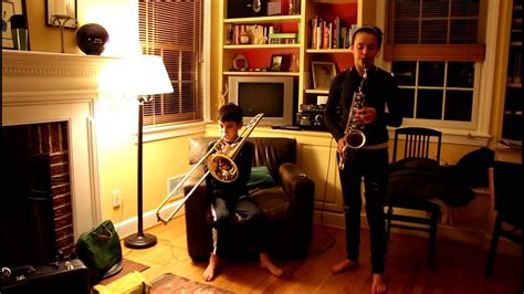 Brother And Sister Learn To Play The Blues Trombone And Saxophone