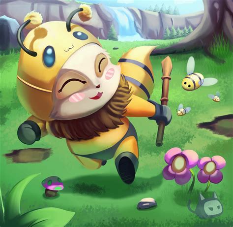 Artstation Beemo Teemo Fanart From League Of Legend