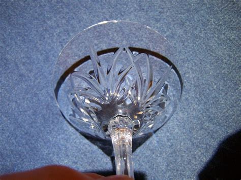 marquis by waterford brookside set of 4 6 1 4 crystal martini glasses ebay