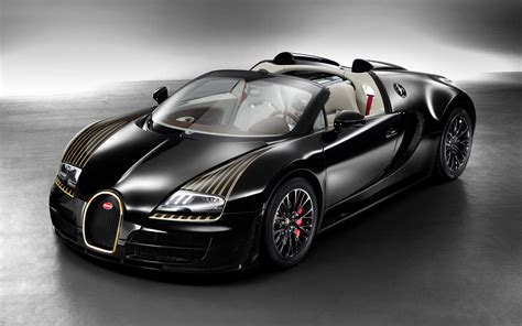 Bugatti Veyron Gr Sport Vitesse Legend Black Bess 2014 Wallpapers