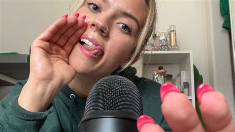 Asmr Wet Extra Spitty Mouth Sounds With Finger Licklng Fast