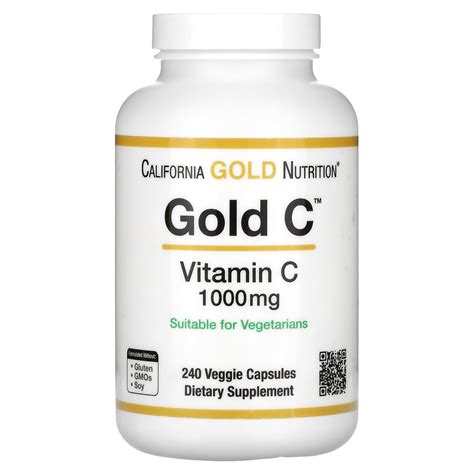 Gold C By California Gold Nutrition Usp Grade Vitamin C Supplement