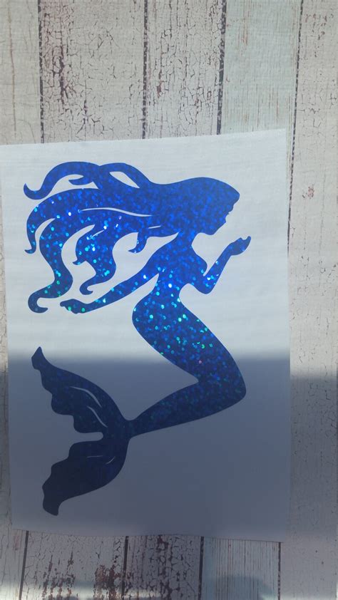 Mermaid Decal Mermaid Car Window Sticker Rtic Yeti Vinyl Etsy