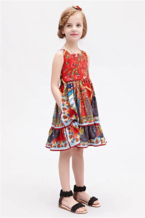 Girl Dress 2015 New Spring Summer Baby Girls Dresses Kids Clothes