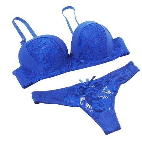 size 80 95 abc cup push up women s underwear set lace sexy girl bra and panties large size bra