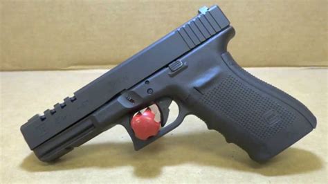 Glock 21 Gen 4 With Lightning Cuts And Graphite Black Cerakote Youtube