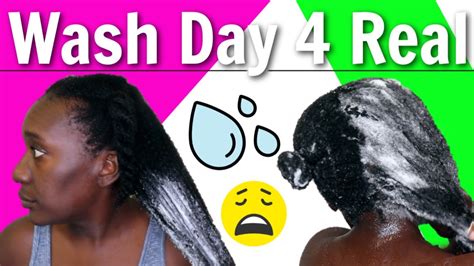 Wash Day Routine On 4c Natural Hair Lets Be Realistic Kinks