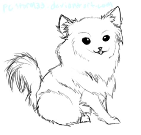 This alaskan malamute coloring page features the big and fluffy breed of dog originally bred to pull. 10 minute Pomeranian sketch by PCStorm33 on DeviantArt