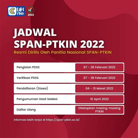 Info Lengkap Pendaftaran Span Ptkin 2022 2023 Kapan Dibuka Cek Jadwal
