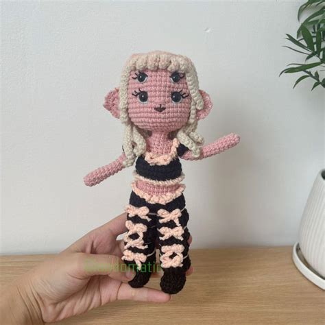 Melanie Inspired Crochet Doll Mels Inspire Amigurumi Doll Popular