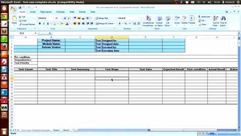 12 Software Test Plan Template Excel Excel Templates