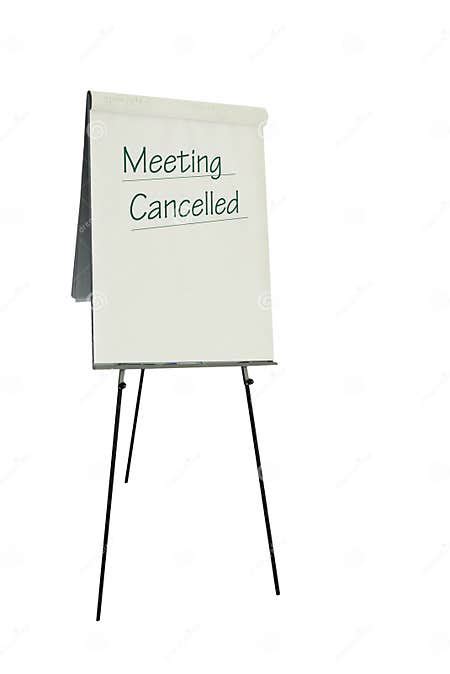 Meeting Cancelled Stock Image Image Of Corporate Tech 14217129