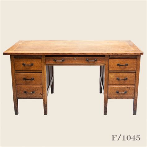 Vintage Oak Office Desk Vintage Matters
