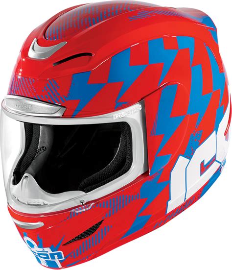 Icon Airmada Stack Full Face Helmet Red