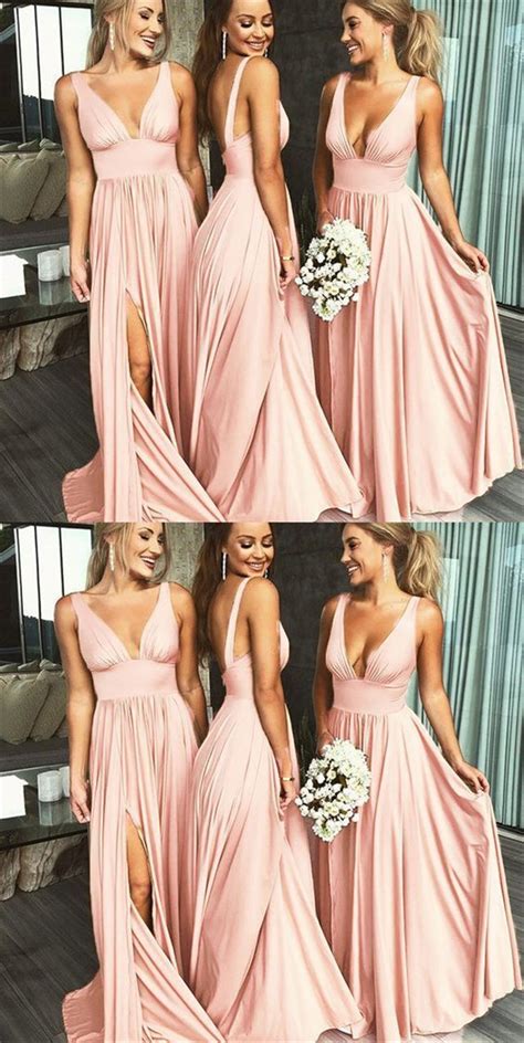 27 Blush Bridesmaid Dresses For Your Wedding Chicwedd