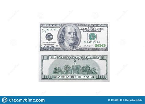 Hundred Dollar Bill Front And Back