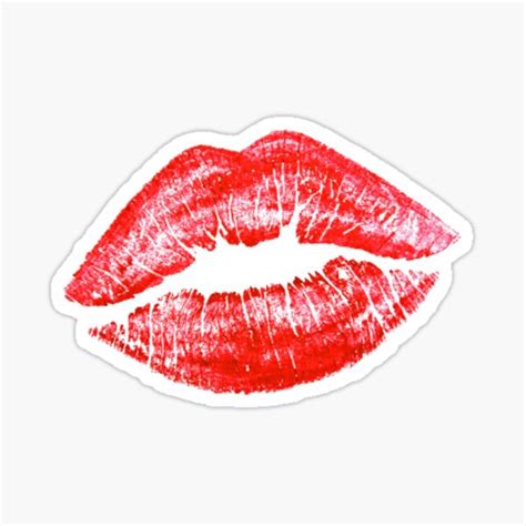Lips Lips Lips Lips Lips Teanne Lip Boss Sticker For Sale By Teanne