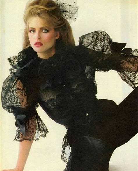 Best 80 S Fashion Look 1980 S Top Model Kim Alexis 1980s Fashion 80s Fashion Fashion