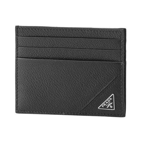 Dimensions 4 inches x 2.75 inchestype card holders the accuweather shop is bringing you great deals on lots of piel leather women's wallets including piel leather slim business card case. Prada Black Leather Slim Credit Card Holder Wallet - Tradesy