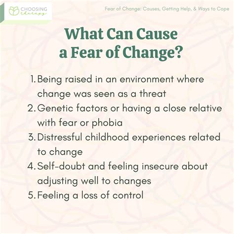 Fear Of Change Causes Getting Help And Ways To Cope