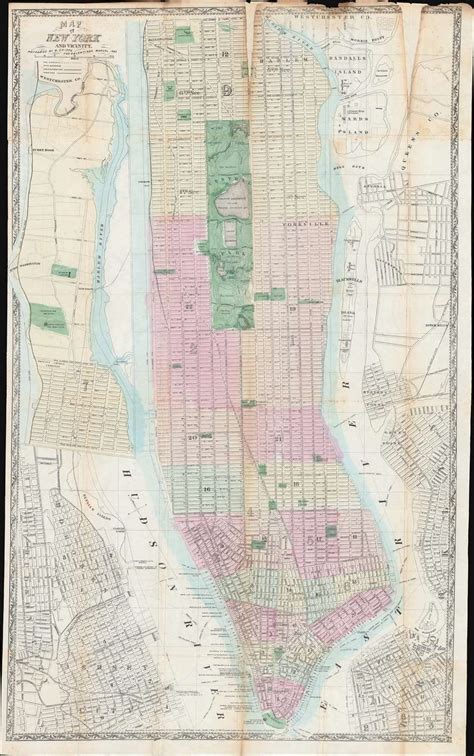 Map Of New York And Vicinity Geographicus Rare Antique Maps