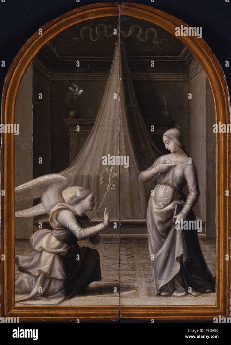 The Annunciation Triptych Reverse Museum Museo Poldi Pezzoli